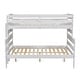 preview thumbnail 11 of 22, Twin over Full Size Solid Wood Bunk Bed with Ladder & Fence