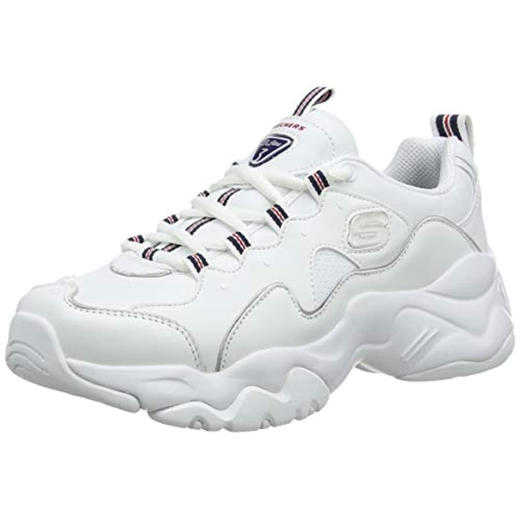 skechers white leather shoes womens