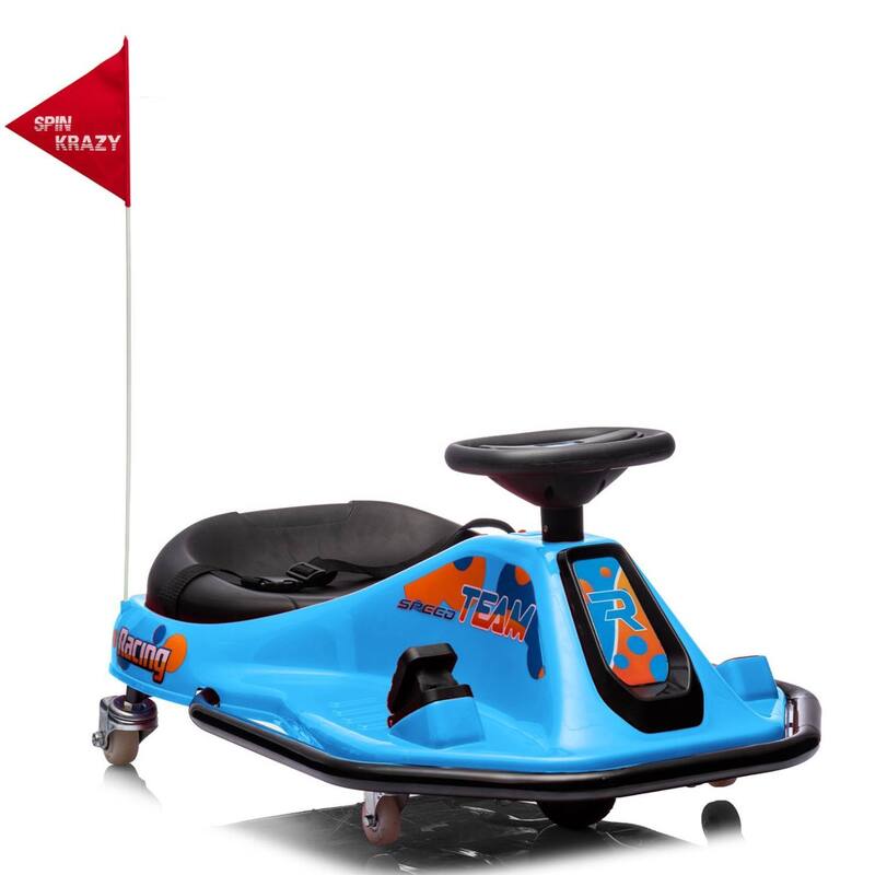 24V 7A Electric Ride-On Drifting Go Kart for Kids Best Gift - Blue