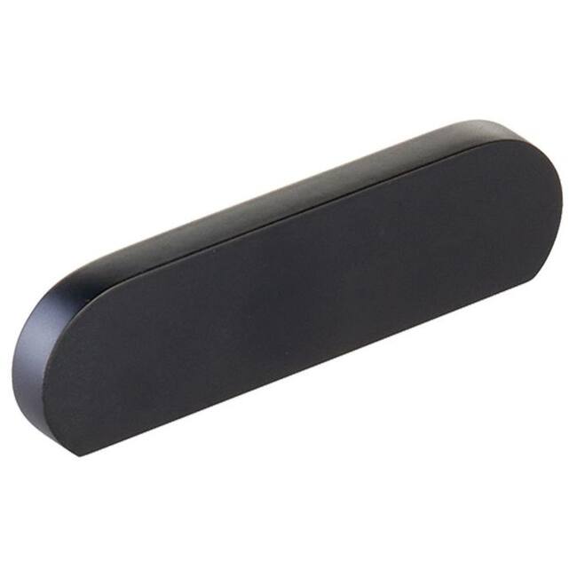 Schaub and Company 10041 Cafe Modern 3" Center to Center Oval Pill - Matte Black