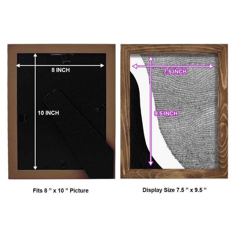 Black & White Abstract I -Framed Print w/glass-Cherry Red