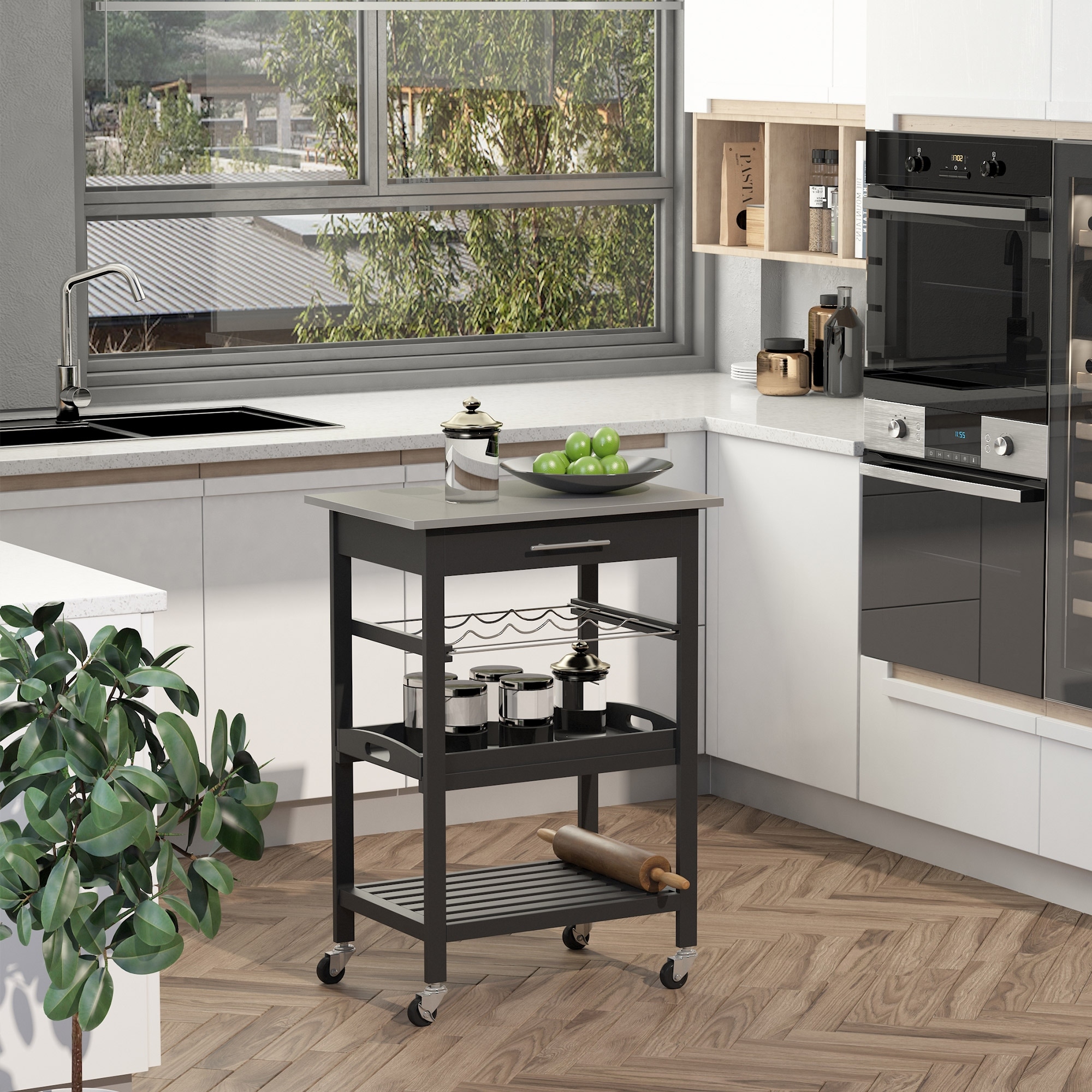 Stainless Steel Kitchen Islands and Carts Bed Bath Beyond