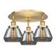 Option Brushed Brass / Light Smoke