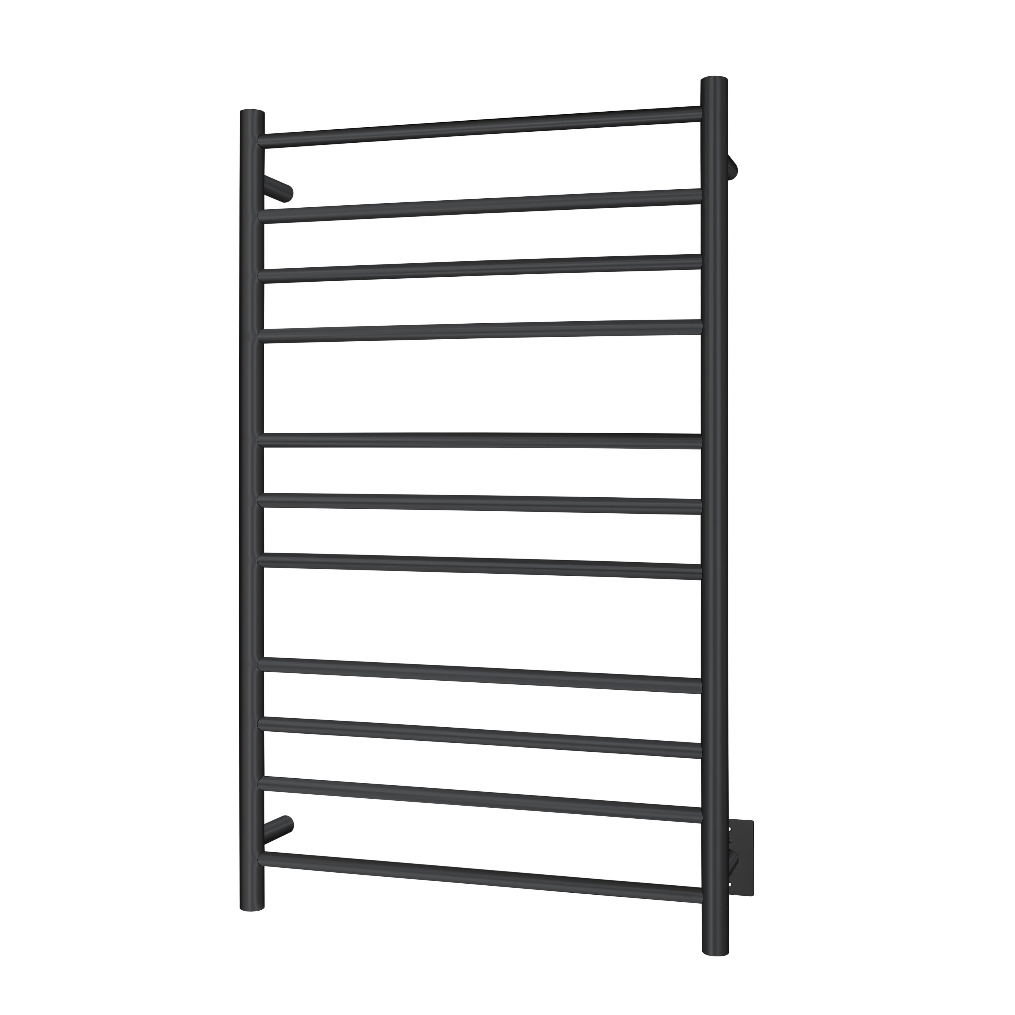 Malta Towel Warmer Black Hardwired 11 Bars Bed Bath Beyond