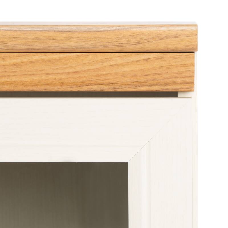 SAFAVIEH Home Trudy 1 Drawer 5-Shelf Media Stand - 15"W x 55"D x 24"H