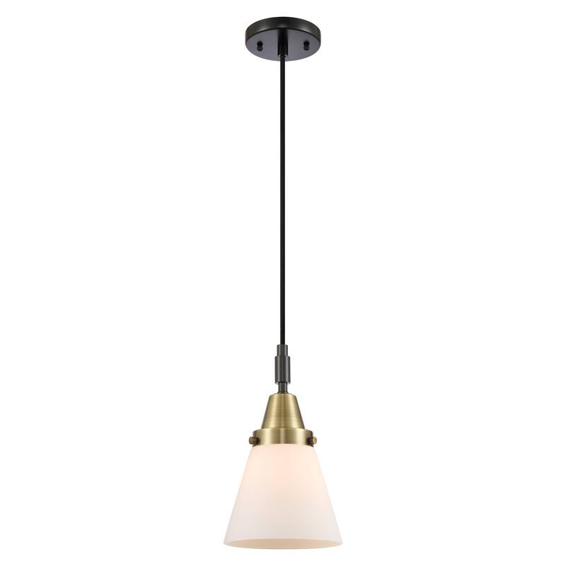 Innovations Lighting 447-1P-G61 Cone 6" Wide Mini Pendant with Matte