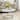 SEI Furniture Henderson Faux Marble Silver Finish Round Coffee Table