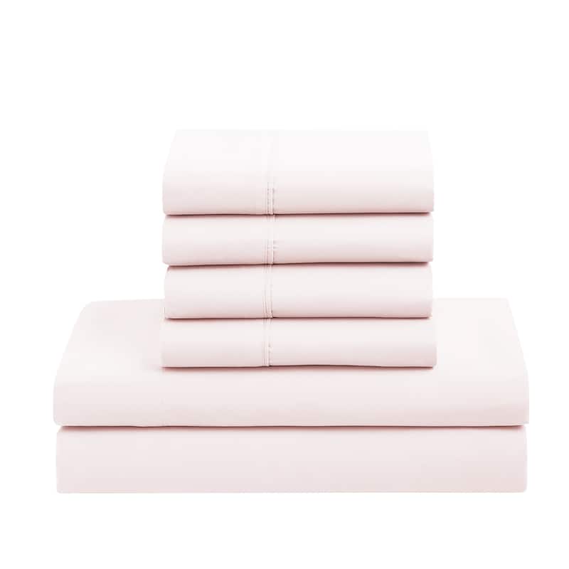 Sweet Home Collection Luxury Solid Bed-In-a-Bag with Sheet Set