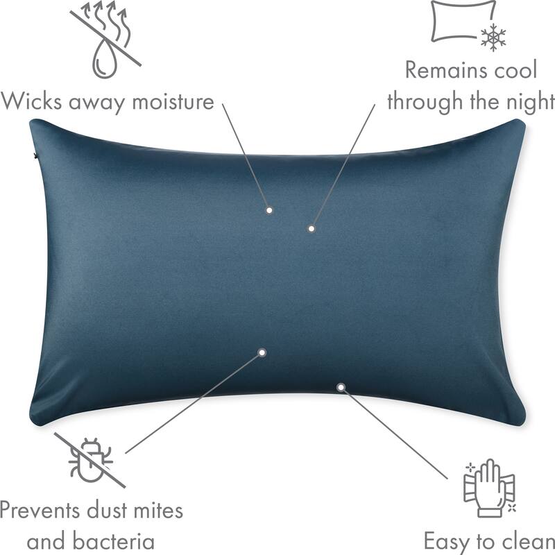 Throw Pillow Cozy Soft Microbead Dark Slate Grey: 1 Pc