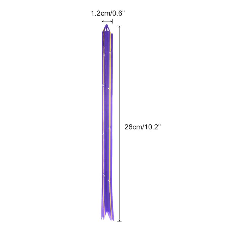 100Pcs Pull Bows Ribbon Gift Wrapping String Decorative Bow Tie - Purple - 10"