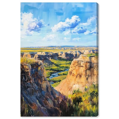 Rolling Hills and Sky II Canvas by Art Remedy, Gallery Wrapped