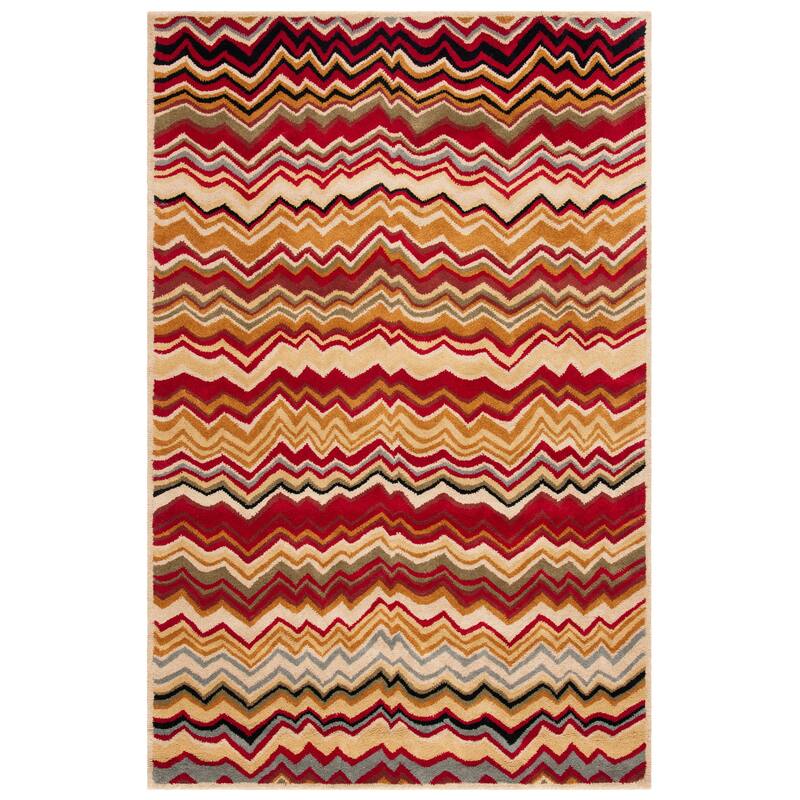 SAFAVIEH Handmade Wyndham Gulzhan Modern Wool Rug
