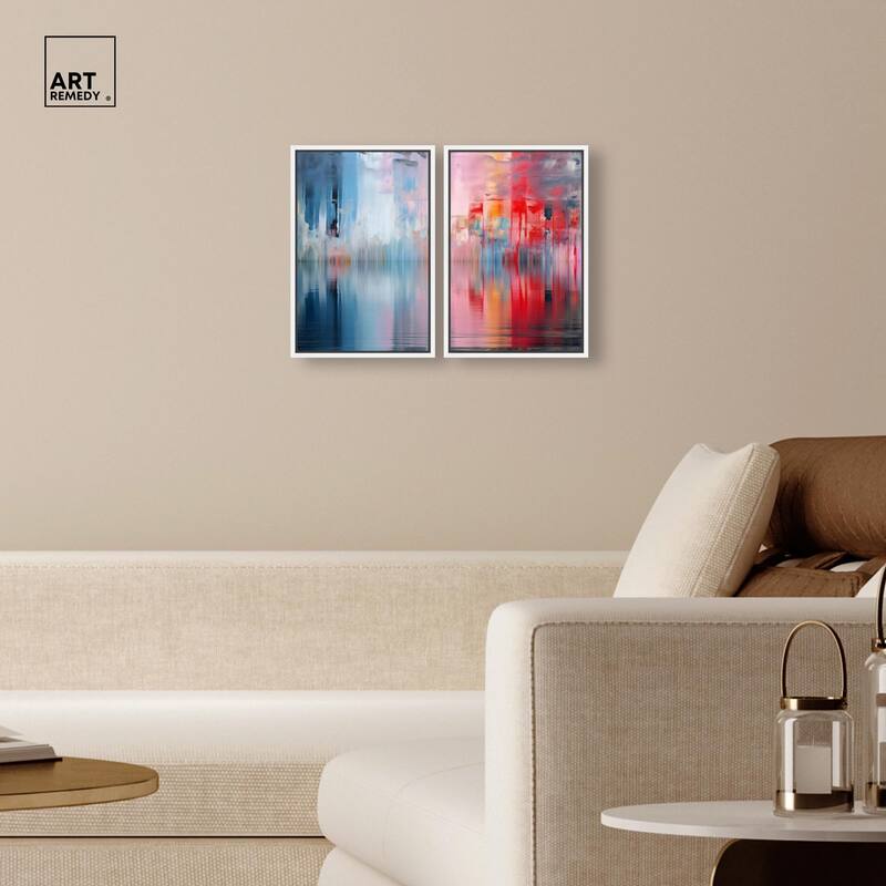 Prism on Water Canvas Set of 2 by Art Remedy