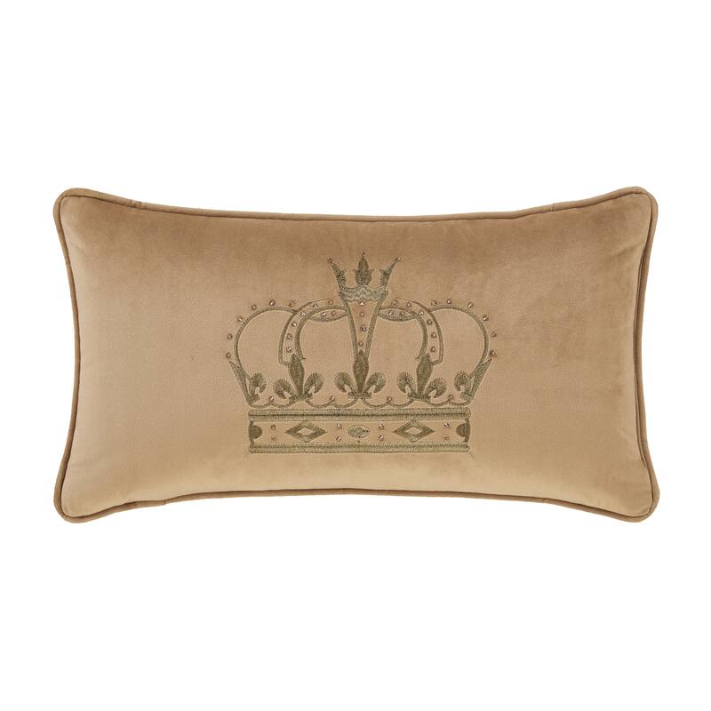 Townsend Crown Pillow Crown Boudoir - Gold