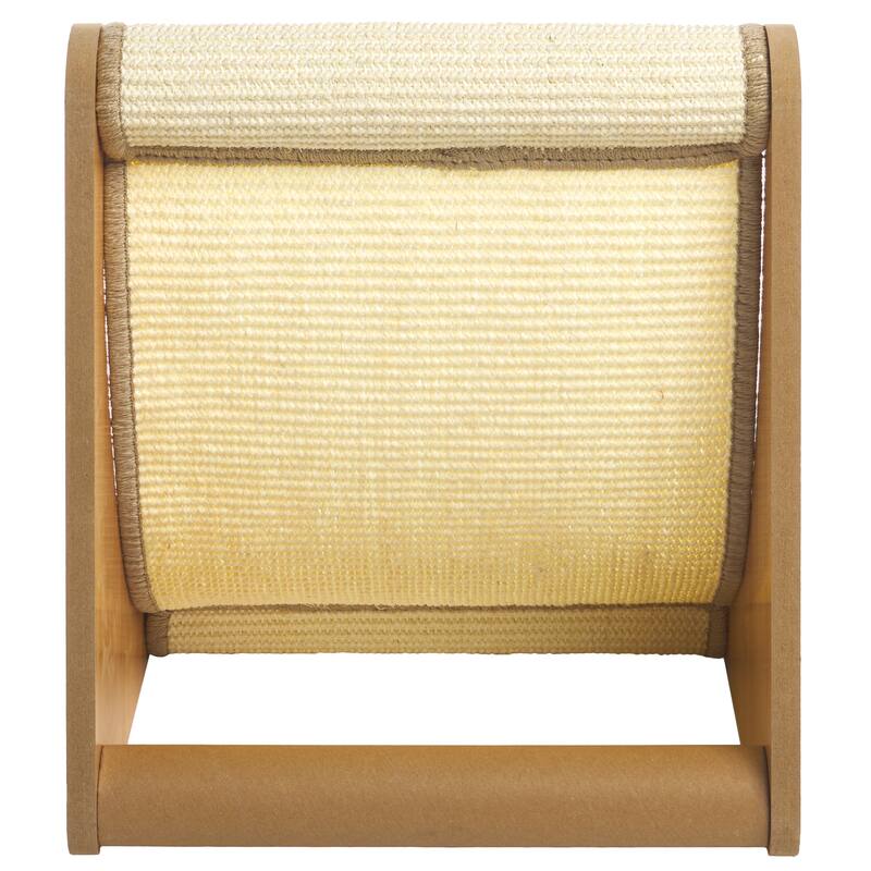 SAFAVIEH Home Natural/Ivory 13"W x 15''L x 18"H Sisal Cat Scratch Lounger - 13"W x 15''L x 18"H