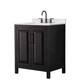 Option Dark Espresso / Giotto Quartz Top / Matte Black
