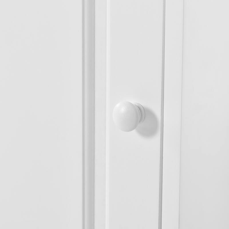 Corner Cabinet for Bathroom - Bathroom Storage Cabinet with Adjustable Shelves