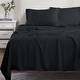 preview thumbnail 28 of 55, Superior Modal From Beechwood 300 Thread Count Deep Pocket or Extra Deep Pocket Sheet Set California King - 15" Deep Pocket - Black
