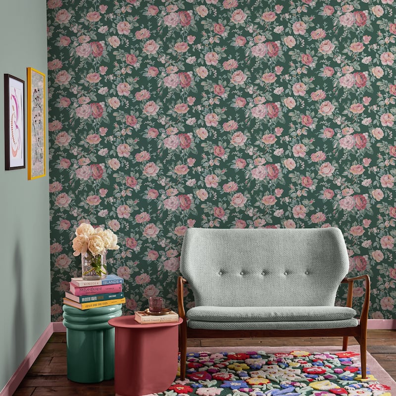Cath Kidston Garden Rose Green