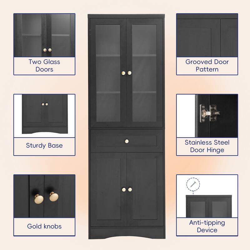 Tall Bathroom Storage Cabinet