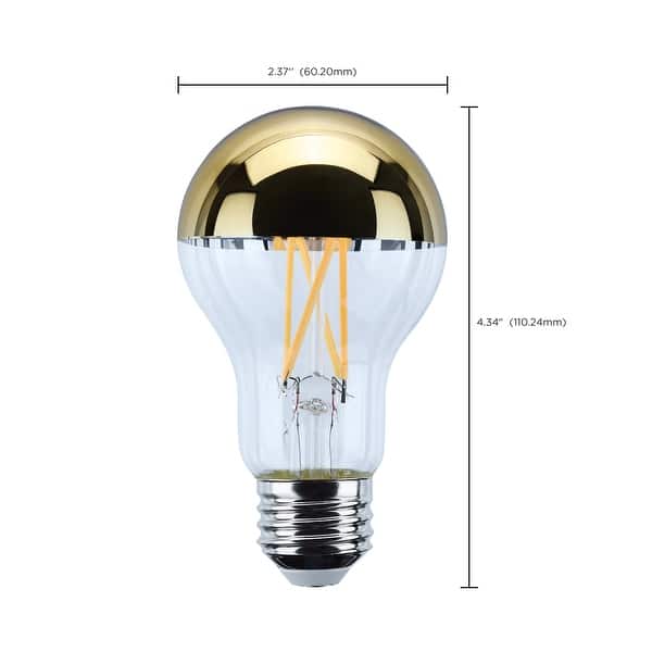12 Watt A19 LED Medium Base 2700K CCT Gold Crown 100 Watt Replacement