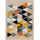 preview thumbnail 1 of 7, Livabliss Everleigh Mid-Century Geometric Area Rug