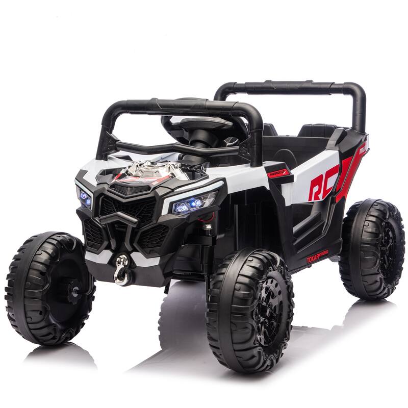12V Kids Ride On Electric UTV W/2.4G Parents Control, Slow Start & Swing Function, Anti-Slip Wheels