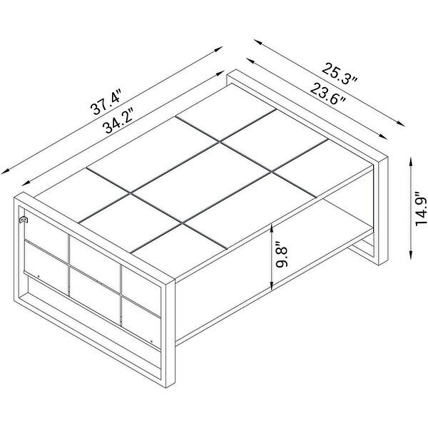 Lust Contemporary Coffee Table