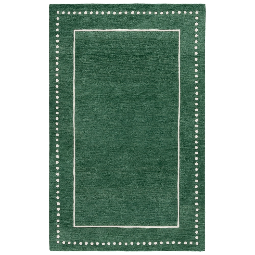 SAFAVIEH Handmade Bella Mitana Dotted Border Wool Rug