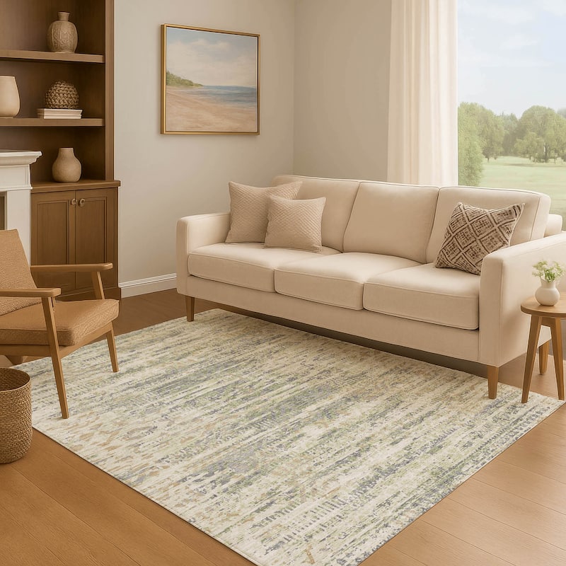 Premium Washable Super Soft Modern Global Mayfield Rug
