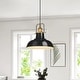 preview thumbnail 8 of 17, 1-Light Industrial Farmhouse Single Dome Pendant Light Hanging Lamps - ‎11 x 11 x 8.5 inches