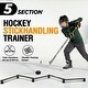 preview thumbnail 1 of 14, Zealfeel 5-Section Hockey Stickhandling Trainer: Adjustable Foldable Aid for Puck Control and Speed 5-Section