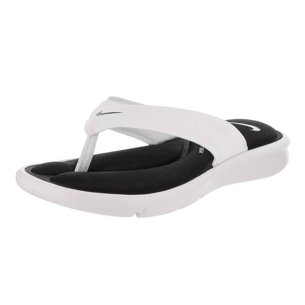 Shop Nike Women S Ultra Comfort Thong White Black White Sandal