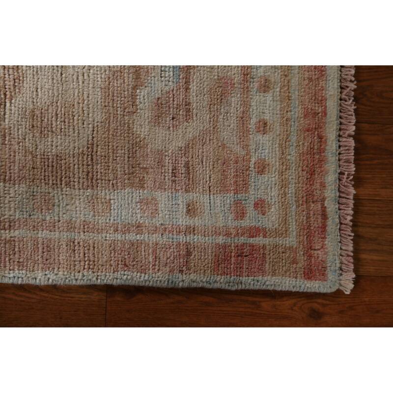 Hand Knotted Oriental 100% Wool Carpet Traditional Abstract Coral Art Deco Area Rug - 5' 0'' X 3' 10''