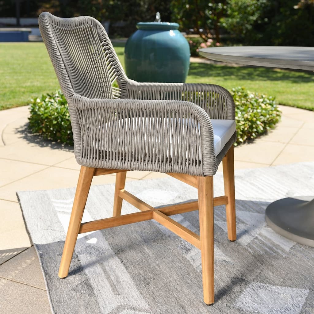 Classic Home Marley Woven Outdoor Dining Chair