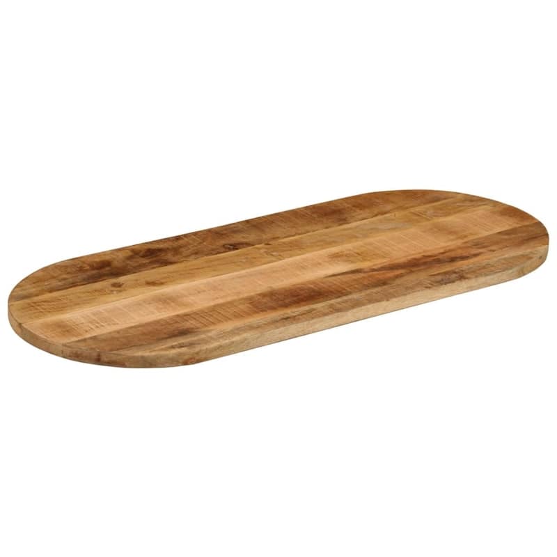 vidaXL Table Top Replacement Coffee Dining Room Furniture Oval Solid Wood