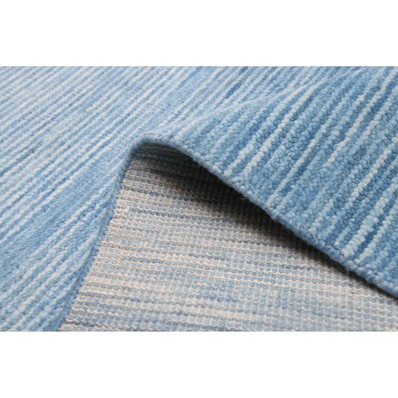 ECARPETGALLERY Hand-knotted Pak Finest Gabbeh Blue Wool Rug - 4'0 x 6'0