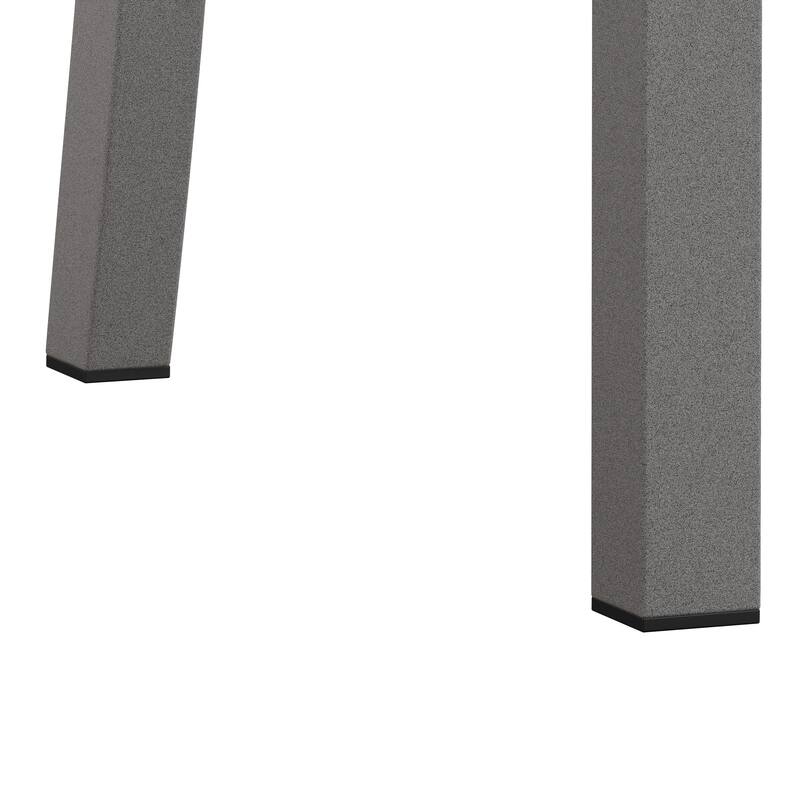 High Back Metal Dining Chairs Set of 2, PU Leather Armless Dining Chairs, Kitchen & Dining Room Chairs with Steel Legs