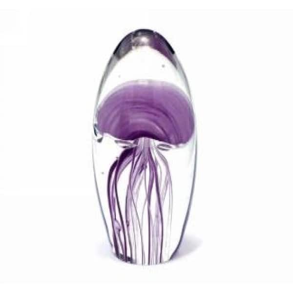 Glowing Purple Glass Jellyfish Paperweight - Bed Bath & Beyond - 39963797