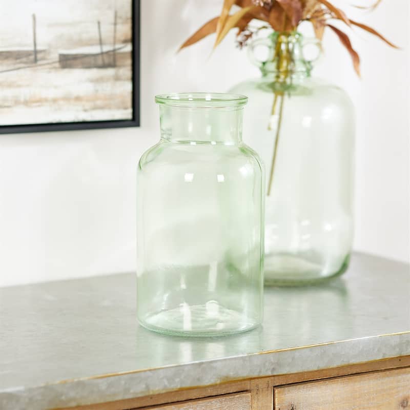 Transparent Glass Vase - 10.25" - Clear