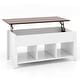 preview thumbnail 10 of 9, Costway Lift Top Coffee Table w/ Hidden Compartment and Storage