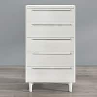 Wooden 5-Drawer Dressers with Solid Wood Legs for Bedroom - Bed Bath ...