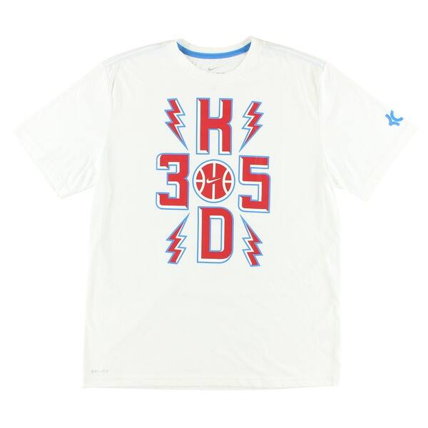 Shop Nike Men S Kevin Durant 35 Hometown T Shirt White White Red Blue Overstock 22615098