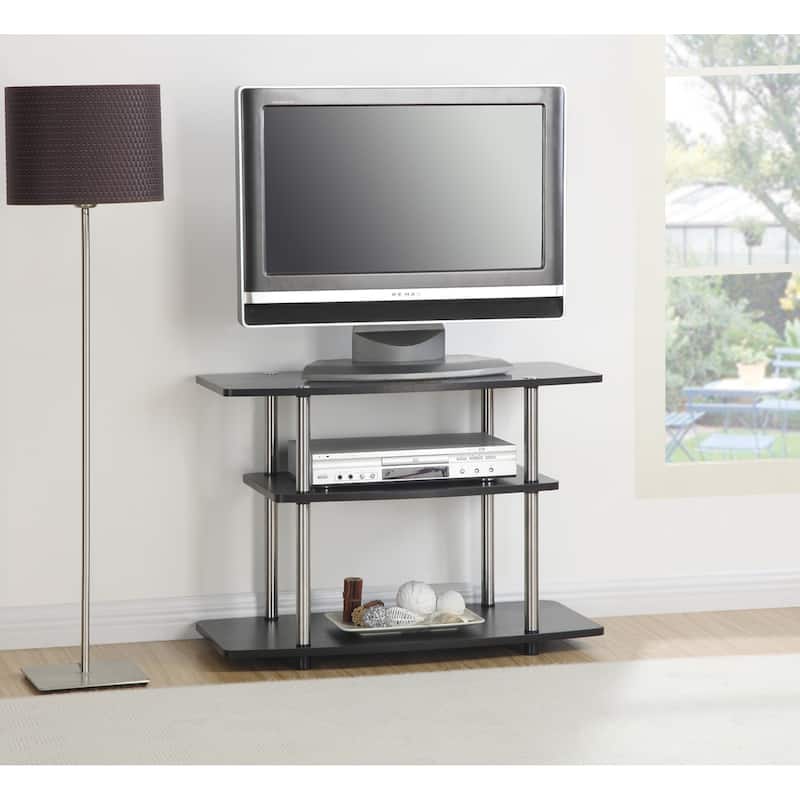 Convenience Concepts Designs2Go No Tools 3 Tier TV Stand - Espresso