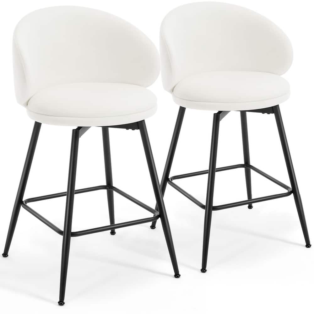 26"/ 30" Upholstered Swivel Counter/ Bar Stools Set of 2/3