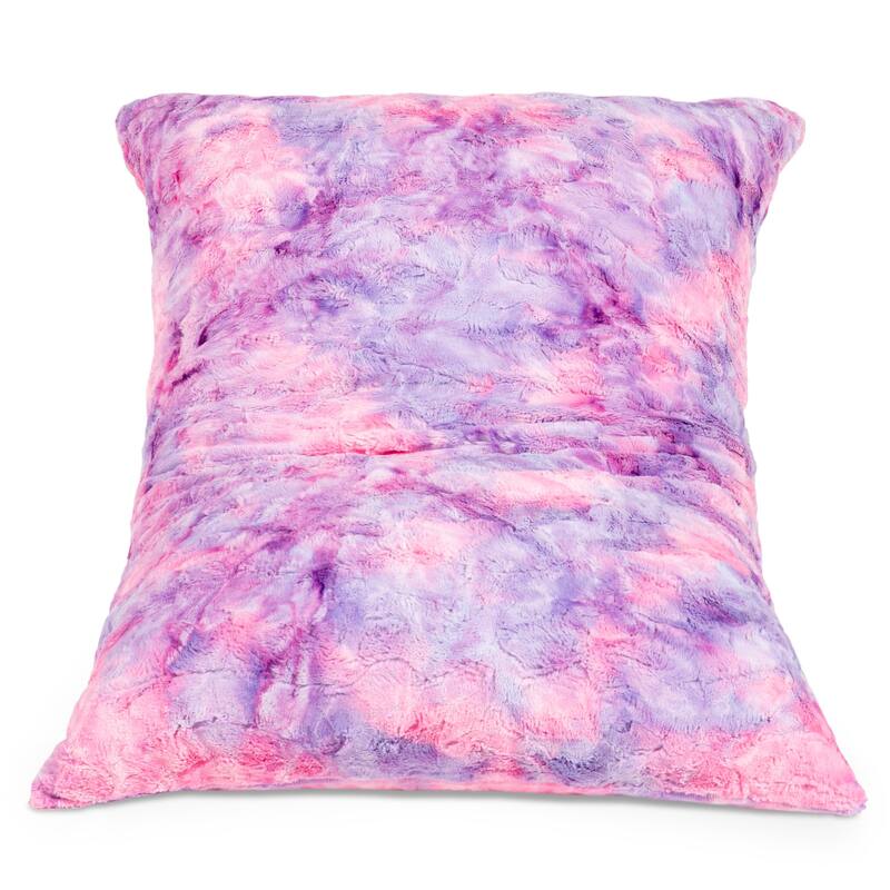 Jaxx Saxx 3.5 Foot Giant Decor Floor Pillow For Kids, Faux-Fur