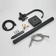 preview thumbnail 5 of 4, Matte Black Single Handle Freestanding Tub Filler