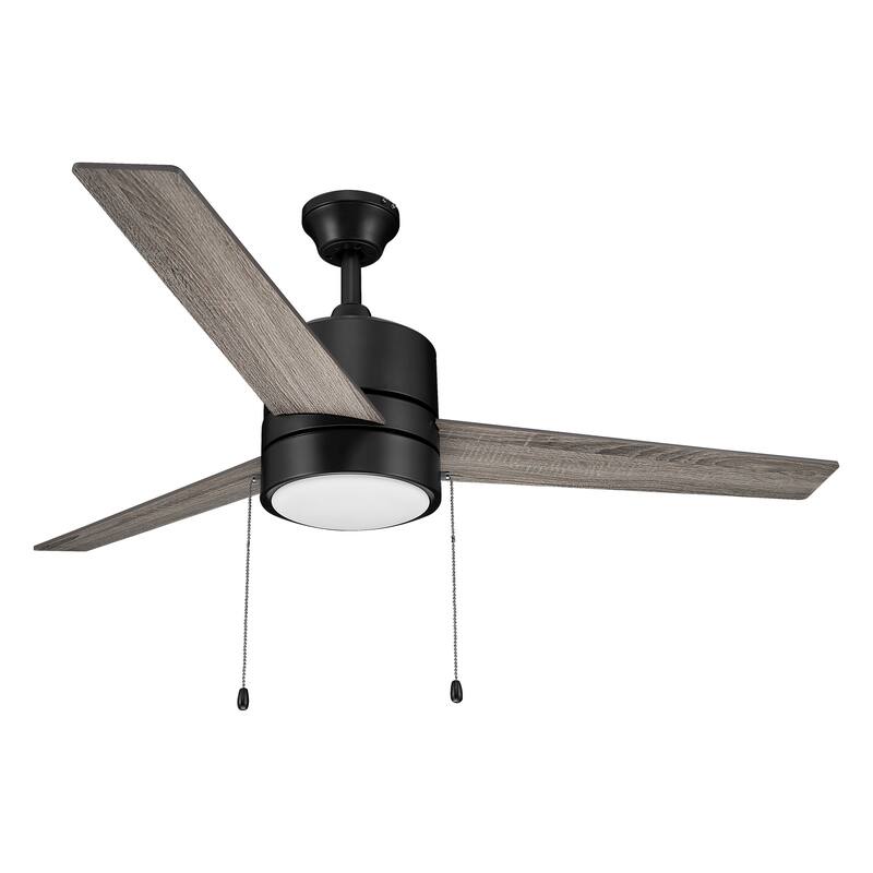 CARRO Abraxas 52" 3-Blade Indoor Ceiling Fan With LED Light -Pull Chain