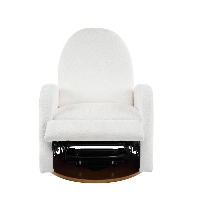 Christopher Knight Home 360 Swivel and Glider Boucle Recliner Chair