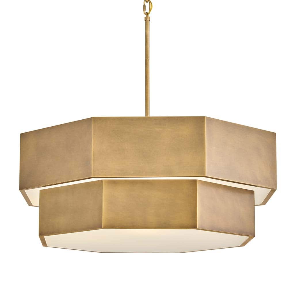 Hinkley Lighting 46995 Facet 12 Light 38" Wide Waterfall Chandelier
